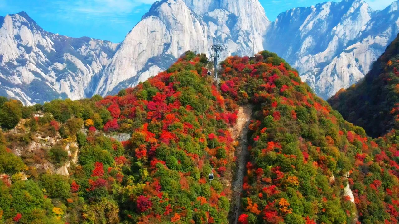 双节同庆 风华共赏 | 华山西峰大索道邀您十一嗨游大华山(图3)